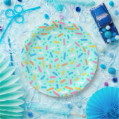 Eiscreme-Sprinkle Pappteller (Party)