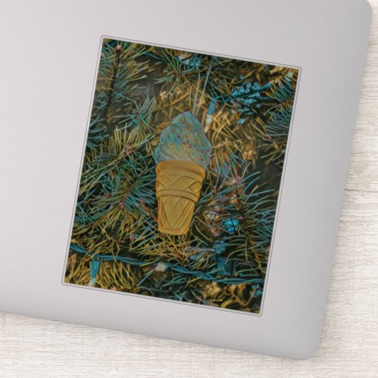 Eiscreme-Sprinklen Aufkleber (Detail)