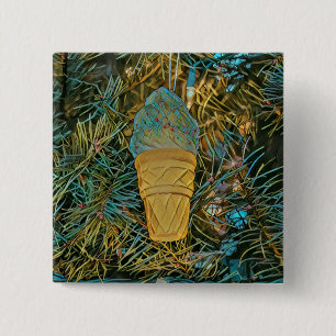Eiscreme-Sprinklen Button