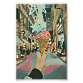 Eiscreme-Sprinklen Fotodruck (Vorne)