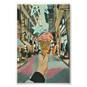 Eiscreme-Sprinklen Fotodruck