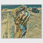 Eiscreme-Sprinklen Geschenkpapier (Flach)