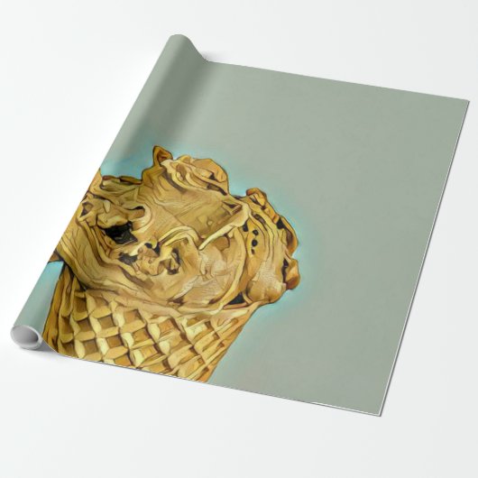 Eiscreme-Sprinklen Geschenkpapier (Ungerollt)
