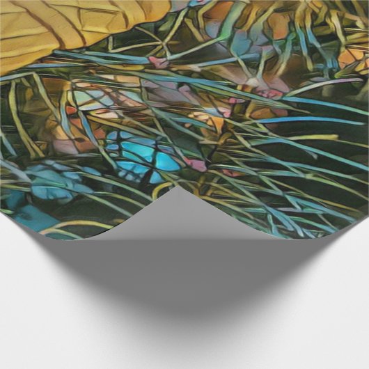 Eiscreme-Sprinklen Geschenkpapier (Ecke)