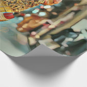 Eiscreme-Sprinklen Geschenkpapier (Ecke)