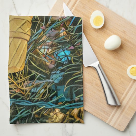 Eiscreme-Sprinklen Geschirrtuch (Viertel Falte)