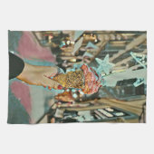 Eiscreme-Sprinklen Geschirrtuch (Horizontal)