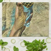 Eiscreme-Sprinklen Geschirrtuch (Gefaltet)