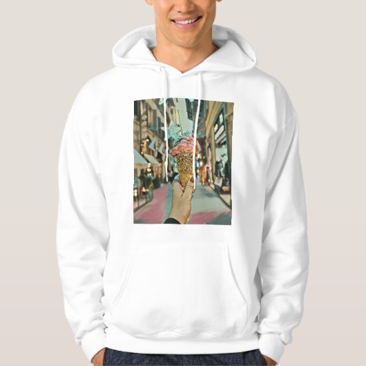 Eiscreme-Sprinklen Hoodie (Vorderseite)