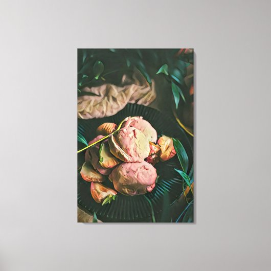 Eiscreme-Sprinklen Leinwanddruck (Vorderseite)