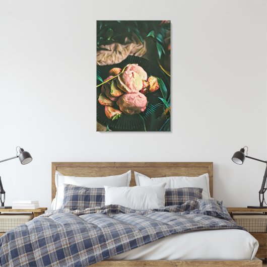 Eiscreme-Sprinklen Leinwanddruck (Insitu (Schlafzimmer))