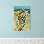 Eiscreme-Sprinklen Leinwanddruck (Insitu (Holzboden))