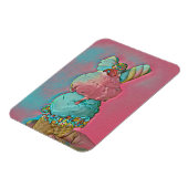 Eiscreme-Sprinklen Magnet (Linke Seite)