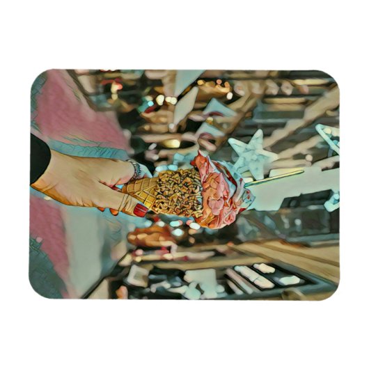 Eiscreme-Sprinklen Magnet (Horizontal)