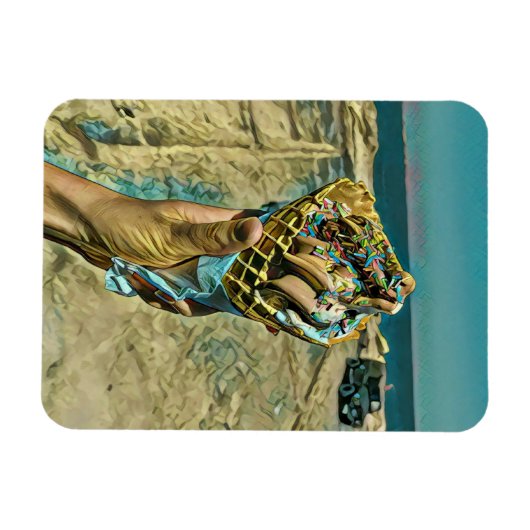 Eiscreme-Sprinklen Magnet (Horizontal)