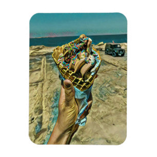 Eiscreme-Sprinklen Magnet