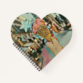 Eiscreme-Sprinklen Notizblock (Vorderseite)