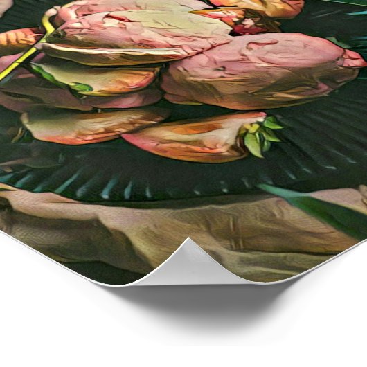 Eiscreme-Sprinklen Poster (Ecke)