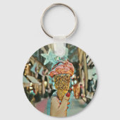 Eiscreme-Sprinklen Schlüsselanhänger (Vorderseite)