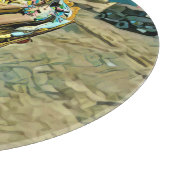 Eiscreme-Sprinklen Schneidebrett (Ecke)