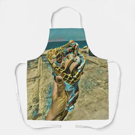 Eiscreme-Sprinklen Schürze (Vorderseite)