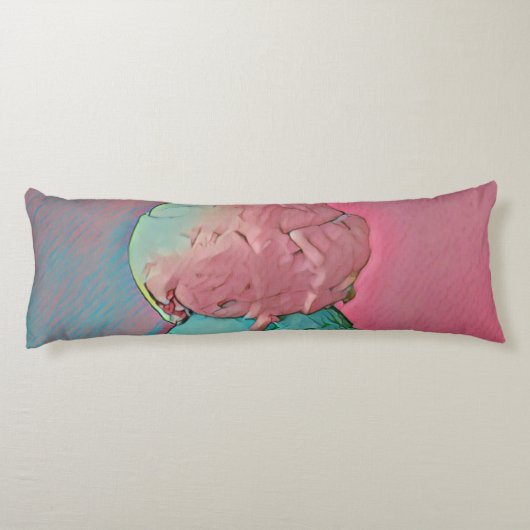 Eiscreme-Sprinklen Seitenschläferkissen (Rückseite)