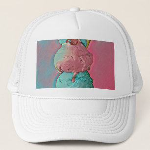 Eiscreme-Sprinklen Truckerkappe