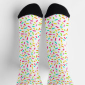 Eiscreme Sprinkles Muster Socken (Oben)