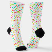 Eiscreme Sprinkles Muster Socken (Gewinkelt)
