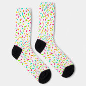 Eiscreme Sprinkles Muster Socken (Rechts)