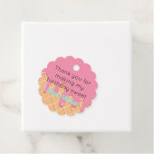 Eiscreme Sprinkles skallopiert Geschenkanhänger (Beispiel)