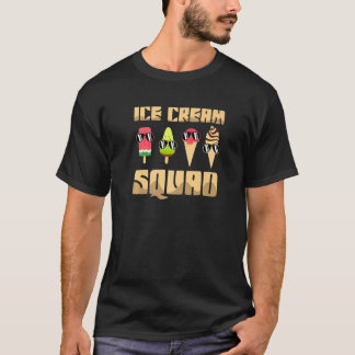 Eiscreme Squad Dairy Food Sundae Gelato T-Shirt
