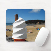 Eiscreme St Brelade's Beach, Jersey Mousepad (Mit Mouse)