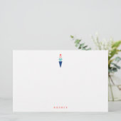 Eiscreme-Stationery Briefpapier (Stehend Vorderseite)