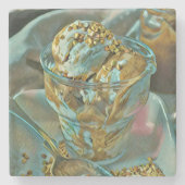 Eiscreme Steinuntersetzer (Vorderseite)