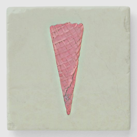 Eiscreme Steinuntersetzer (Vorderseite)