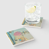 Eiscreme Steinuntersetzer (Seitenansicht)