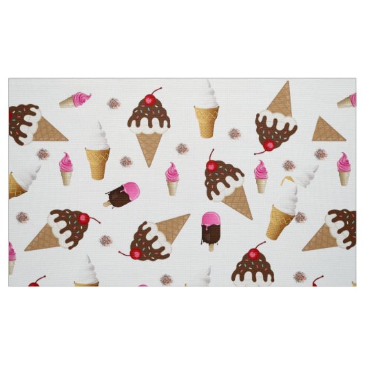 Eiscreme Stoff (Fat Quarter (45,7 x 55,9 cm))