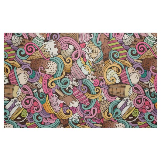 Eiscreme Stoff (Fat Quarter (45,7 x 55,9 cm))