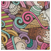 Eiscreme Stoff (Muster)