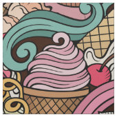 Eiscreme Stoff (Muster)