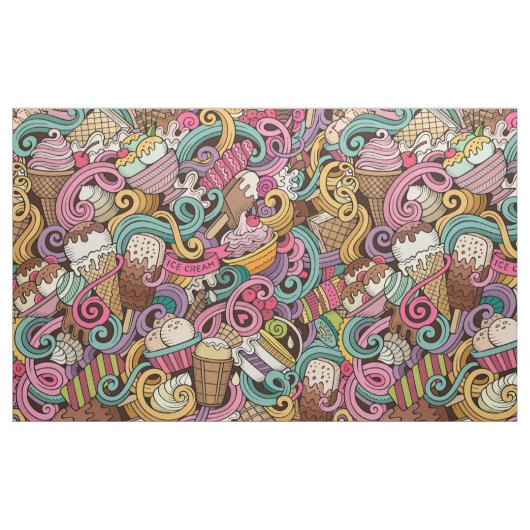 Eiscreme Stoff (Yard (91,4 cm))
