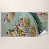 Eiscreme Strandtuch (Vorderseite)