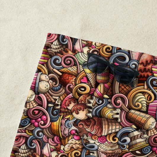 Eiscreme Strandtuch (Beispiel)