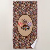 Eiscreme Strandtuch (Vorderseite)