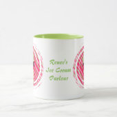 Eiscreme Strawberry Swirl Tasse (Zentrum)