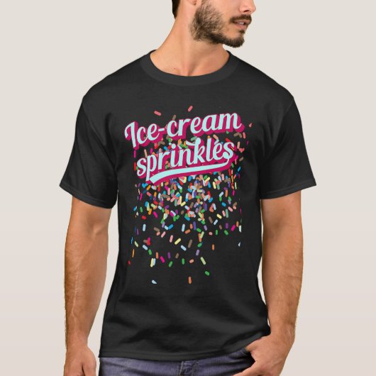 Eiscreme streut Kostüme T-Shirt (Vorderseite)