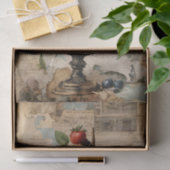 Eiscreme Sundae Collage Decoupage Seidenpapier (Geschenk)