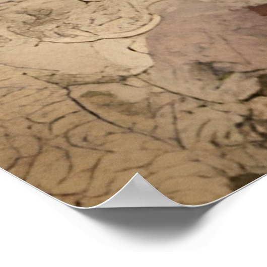 Eiscreme Sundae Collage Poster (Ecke)