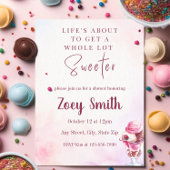 Eiscreme Sundae Dusche Einladung